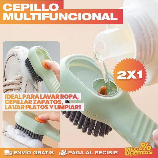 Cepillo Multifuncional – Limpia Cada Rincón Difícil Sin Esfuerzo · 3x1