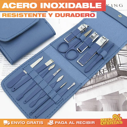 Set de Cortaúñas Profesional para Manicura y Pedicura – Uñas Perfectas en Casa Sin Ir al Salón · 2x1