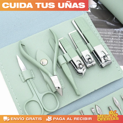 Set de Cortaúñas Profesional para Manicura y Pedicura – Uñas Perfectas en Casa Sin Ir al Salón · 2x1