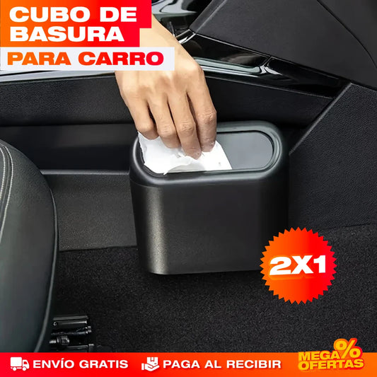 Cubo de Basura para Carro – Mantén tu Carro Sin Basura ni Olores · x2