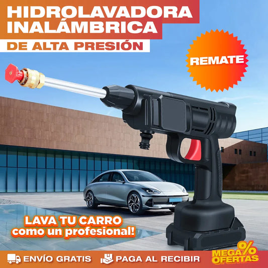Hidrolavadora Inalámbrica de Alta Presión – Lava el Carro y el Patio Sin Manguera