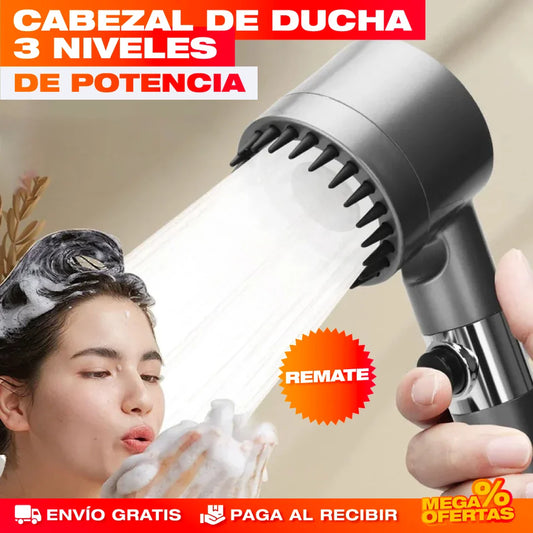Cabezal de Ducha Potente y Ahorrador – Más Presión y Menos Factura de Agua
