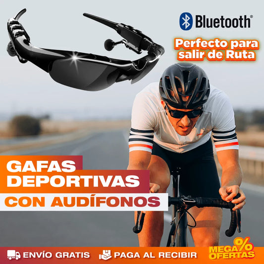 Gafas Deportivas Inalámbricas Bluetooth con Polarización – Escucha Música con la Vista Protegida