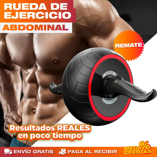 Rueda Abdominales Rebote Automático – Abdomen Firme en Casa Sin Lastimarte