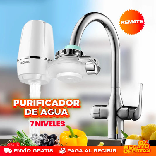 Filtro Purificador de Agua de 7 Niveles – Agua Pura del Grifo Sin Comprar Botellones